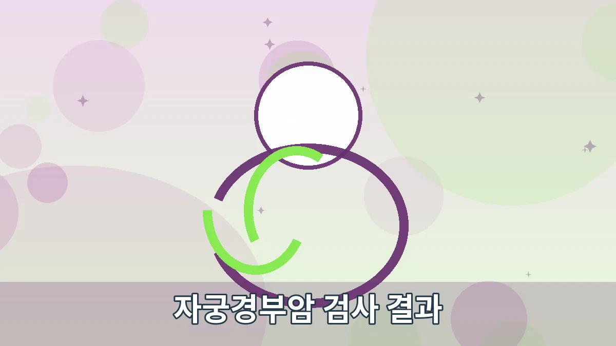 자궁경부암 검사 결과 안내 이미지 1
